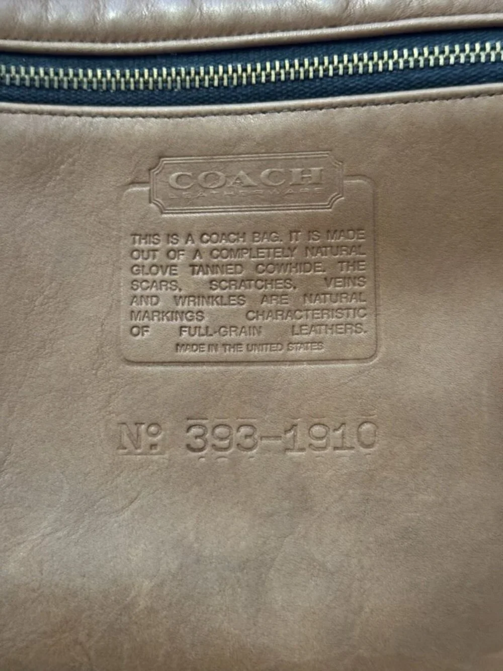 COACH VTG Late 80s Early 90s Brown Leather Tote XL Shopper Bag USA Made PROJECT
